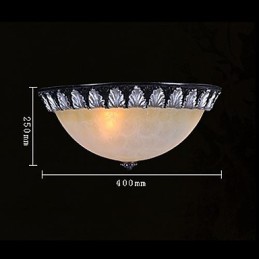 Deckenleuchte Muster Glas Harz Silber Carving Europäischen Klassischen