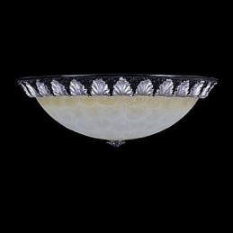 Deckenleuchte Muster Glas Harz Silber Carving Europäischen Klassischen