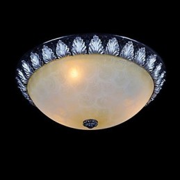 Deckenleuchte Muster Glas Harz Silber Carving Europäischen Klassischen