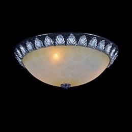 Deckenleuchte Muster Glas Harz Silber Carving Europäischen Klassischen