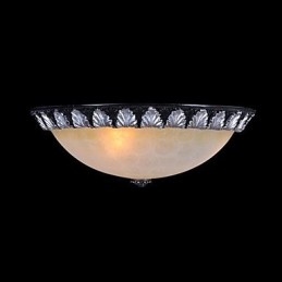 Deckenleuchte Muster Glas Harz Silber Carving Europäischen Klassischen