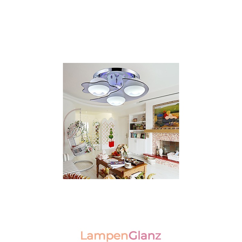 Unterputz 3 Lichter Moderne Mode Vertraglich Weiß Edelstahl Metall