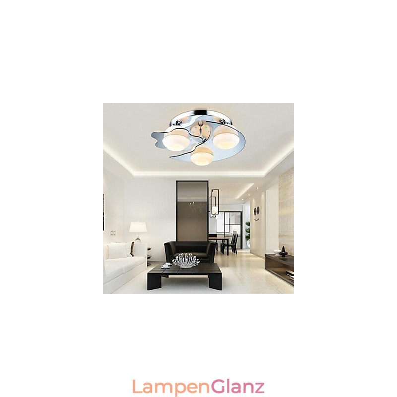 Unterputz 3 Lichter Moderne Mode Vertraglich Weiß Edelstahl Metall