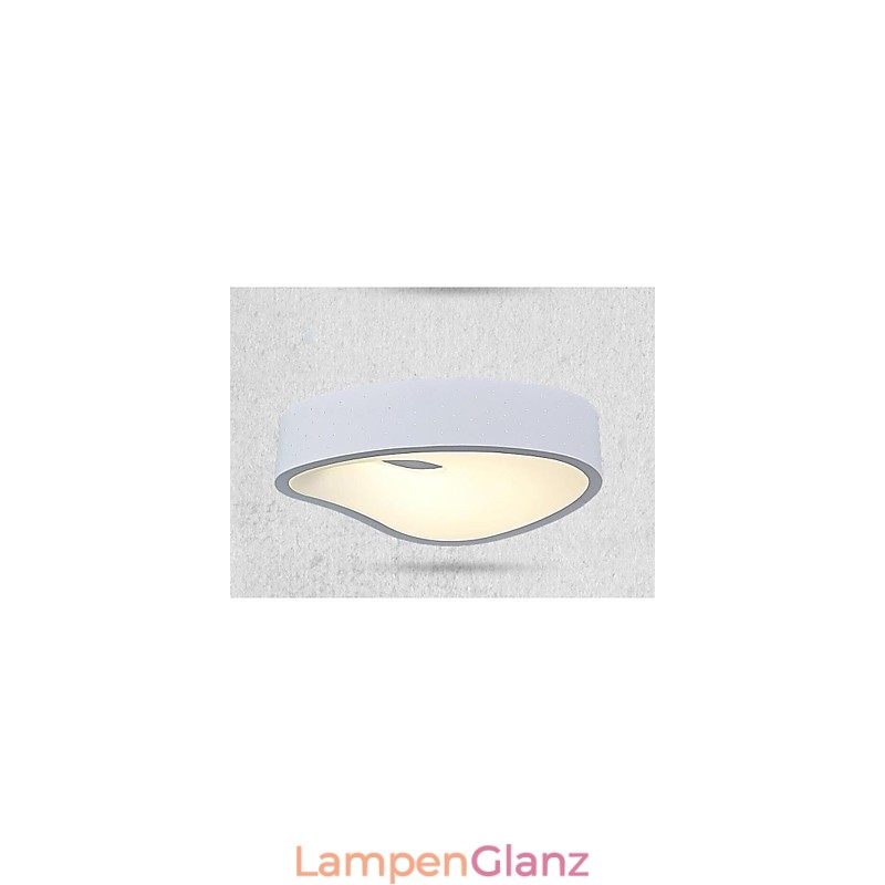 Pendelleuchten 1 Licht Modernes weißes Metall und Acryl