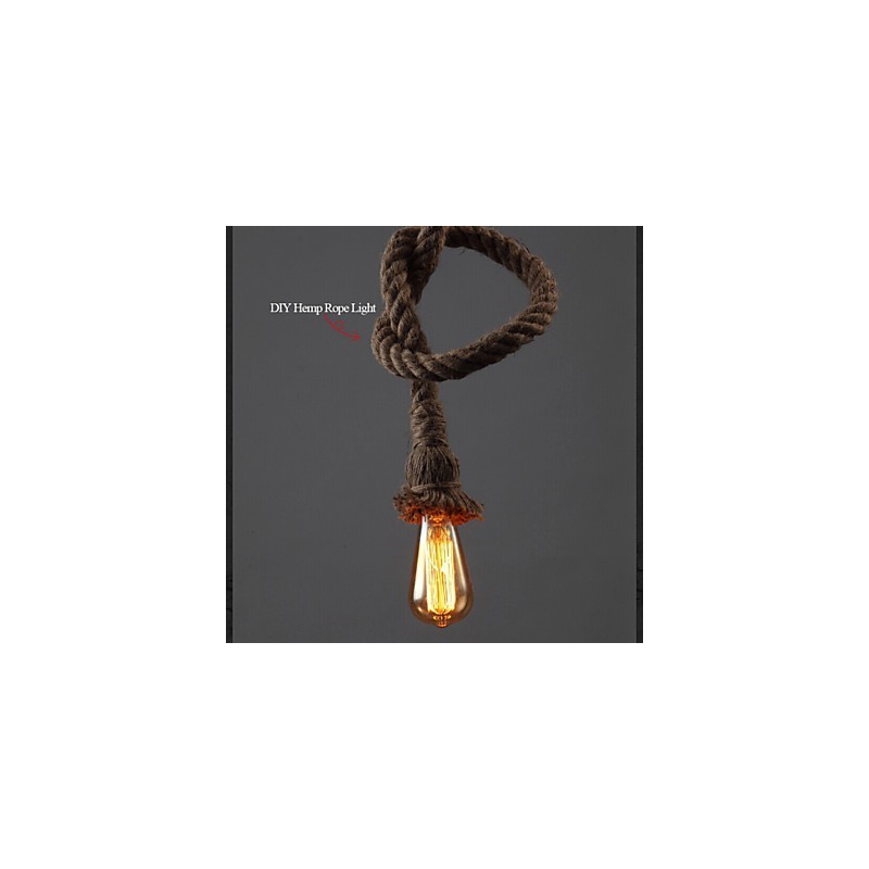 1 Licht DIY Kunst Hanfseil Licht Kreative Hanfseil Droplight