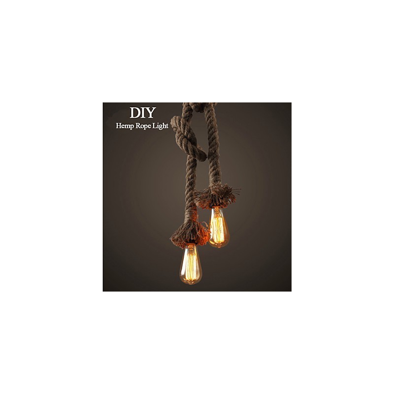 1 Licht DIY Kunst Hanfseil Licht Kreative Hanfseil Droplight