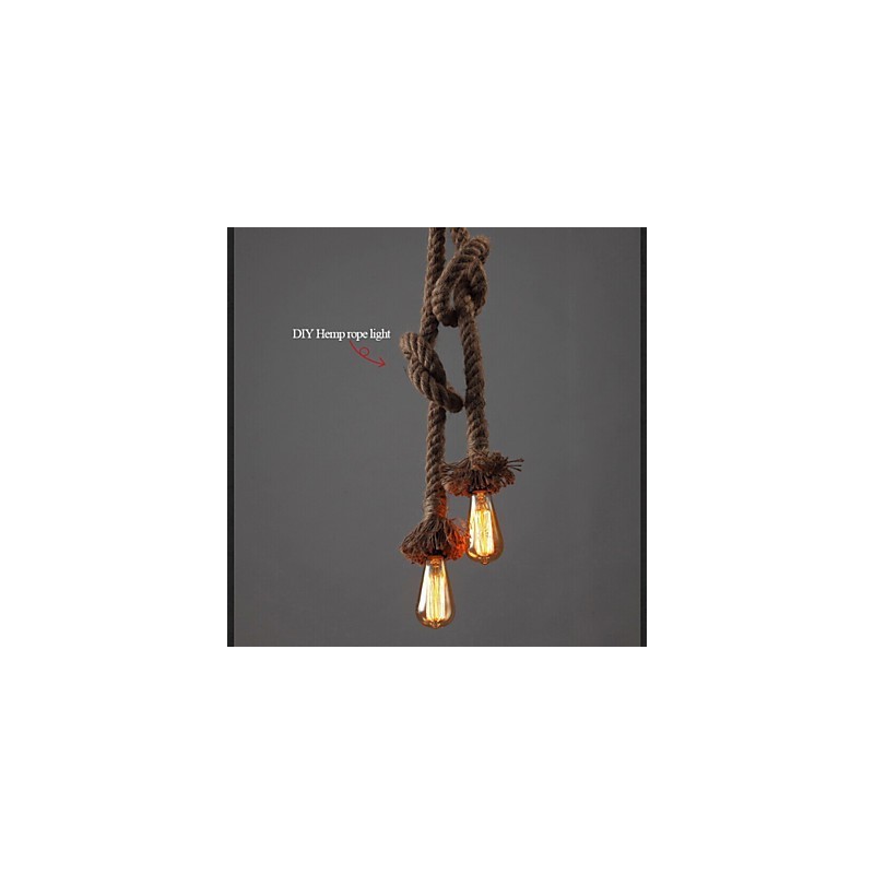1 Licht DIY Kunst Hanfseil Licht Kreative Hanfseil Droplight