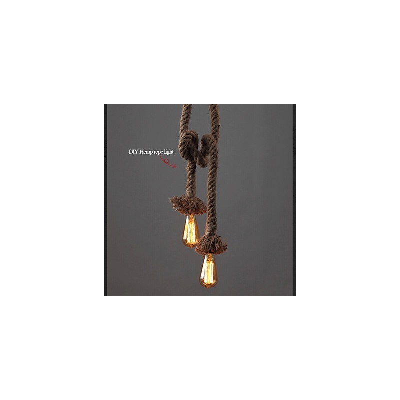 1 Licht DIY Kunst Hanfseil Licht Kreative Hanfseil Droplight