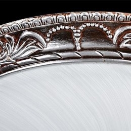 Deckenleuchte Glas Harz Silber Carving Retro Europäischen Klassischen