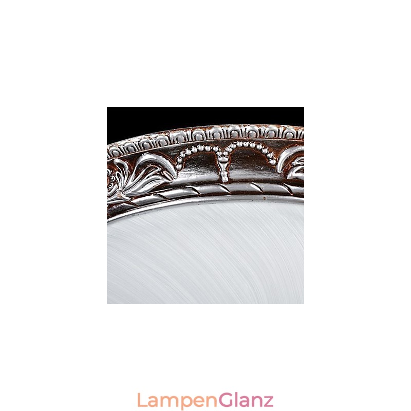 Deckenleuchte Glas Harz Silber Carving Retro Europäischen Klassischen