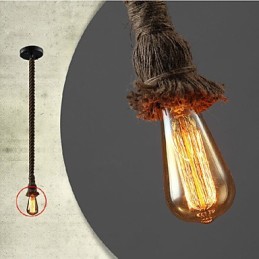 1 Licht DIY Kunst Hanfseil Licht Kreative Hanfseil Droplight