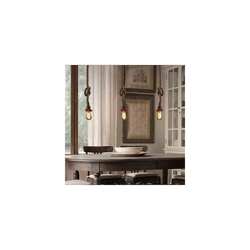 1 Licht DIY Kunst Hanfseil Licht Kreative Hanfseil Droplight