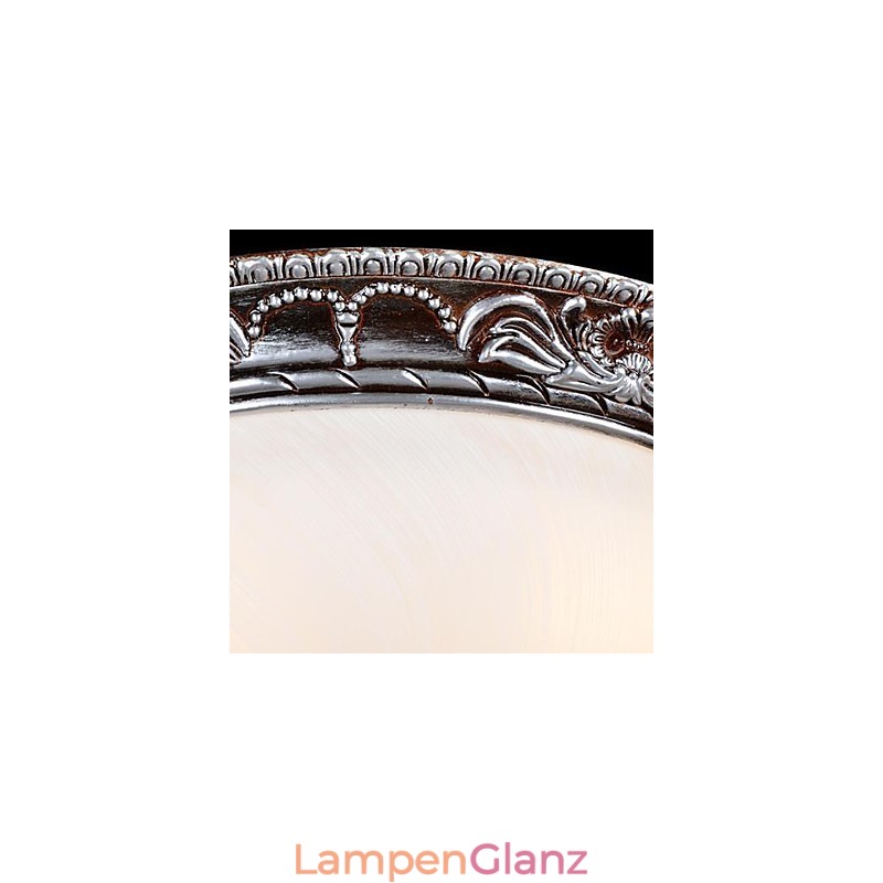Deckenleuchte Glas Harz Silber Carving Retro Europäischen Klassischen