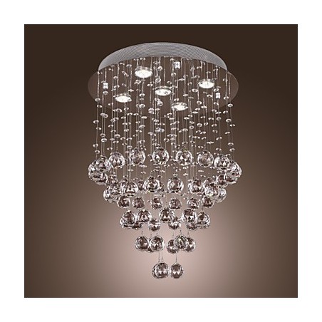 Kristall-Kronleuchter mit 5-flammigem Design (K9-Kristall) Kristall-Kronleuchter mit 5-flammigem Design (K9-Kristall)