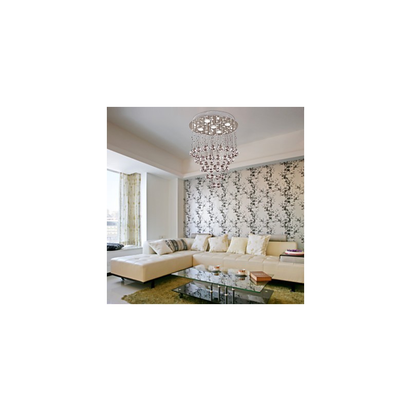 Kristall-Kronleuchter mit 5-flammigem Design (K9-Kristall)