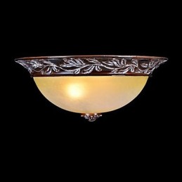 Deckenleuchte Weiß Gelb Glas Harz Silber Carving Europäischen Klassisch