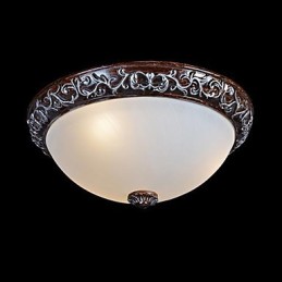 Deckenleuchte Glas Harz Silber Carving Europäischen Klassisch