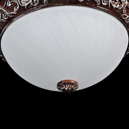 Deckenleuchte Glas Harz Silber Carving Europäischen Klassisch