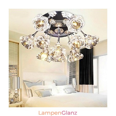 Moderne zeitgenössische rustikale Lodge Chrom Metall Unterputz