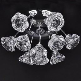 Moderne zeitgenössische rustikale Lodge Chrom Metall Unterputz