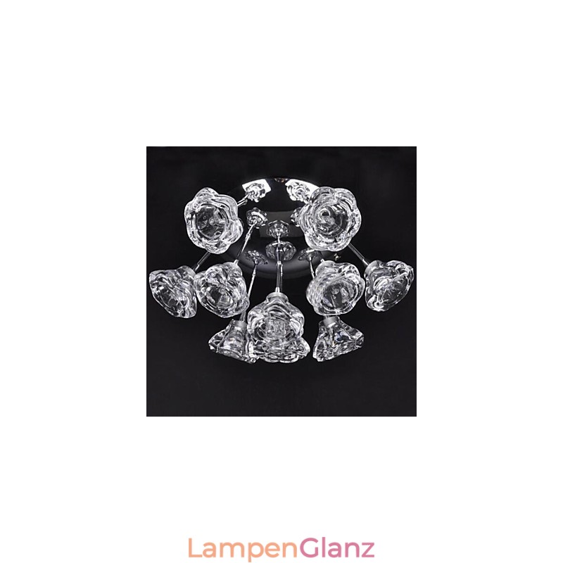 Moderne zeitgenössische rustikale Lodge Chrom Metall Unterputz