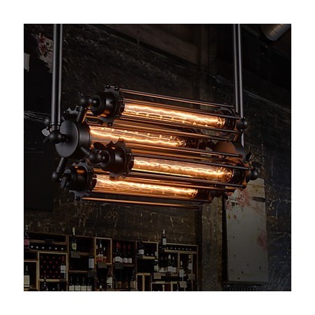 Rustic Lodge Retro Mini Style Electroplated Metal Chandelier Rustic Lodge Retro Mini Style Electroplated Metal Chandelier