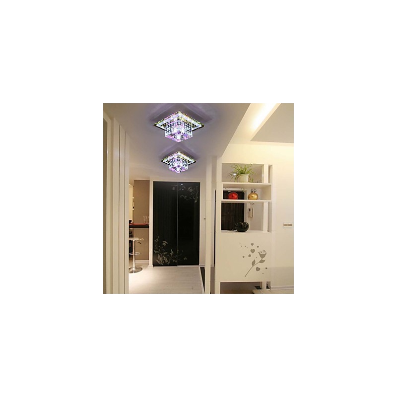 Kristall Deckenleuchte Spotlight SMD 3W Kreative Lampe Leuchtstoffröhre Bunte Farbe Dome Licht