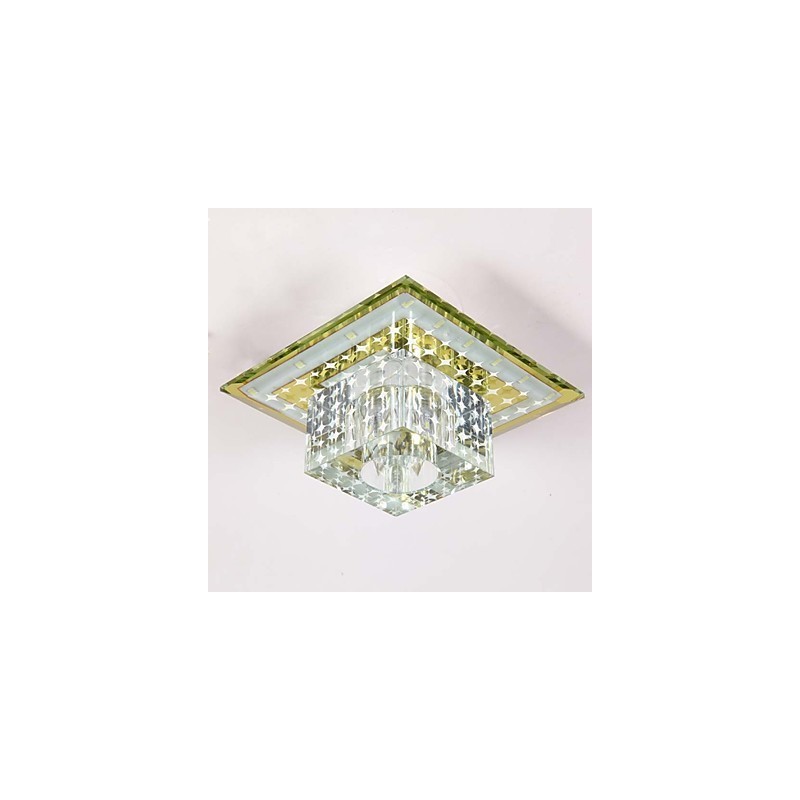 Kristall Deckenleuchte Spotlight SMD 3W Kreative Lampe Leuchtstoffröhre Bunte Farbe Dome Licht