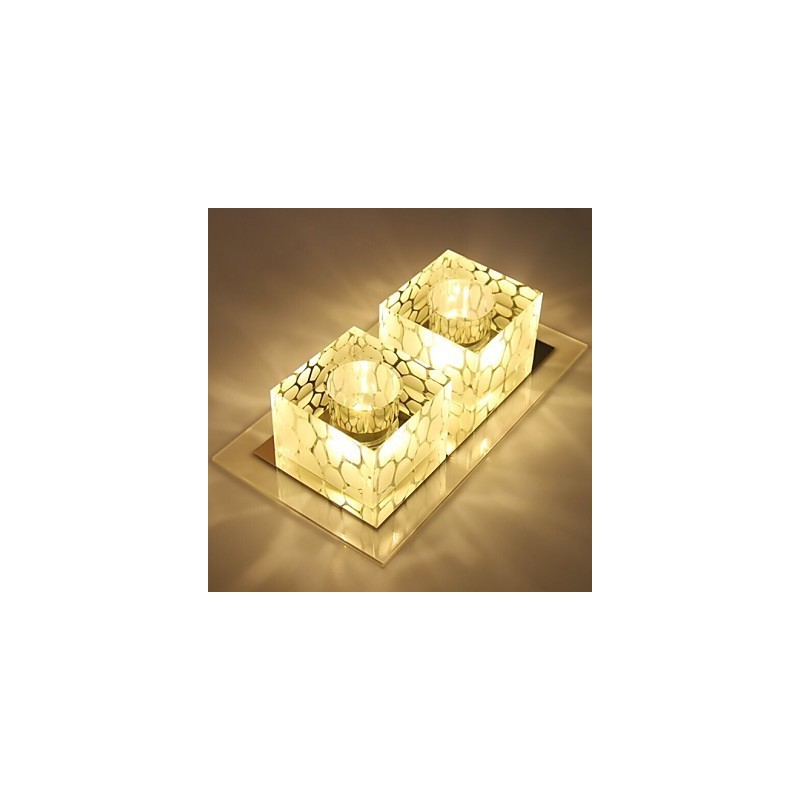 27*15*5CM Kristall Decke Lampe Scheinwerfer SMD 6W Kreative Lampe Rohr Licht Bunte Farbe Dome licht