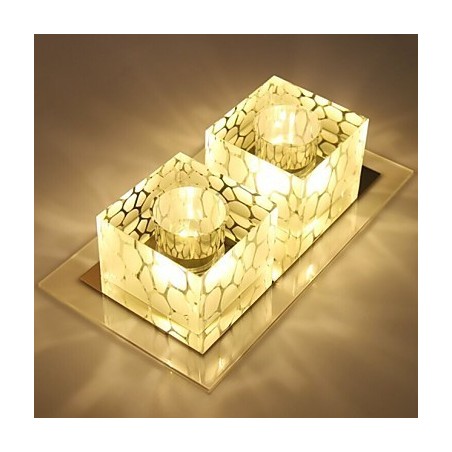 27*15*5CM Kristall Decke Lampe Scheinwerfer SMD 6W Kreative Lampe Rohr Licht Bunte Farbe Dome licht 27*15*5CM Kristall Decke Lampe Scheinwerfer SMD 6W Kreative Lampe Rohr Licht Bunte Farbe Dome licht