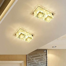 27*15*5CM Kristall Decke Lampe Scheinwerfer SMD 6W Kreative Lampe Rohr Licht Bunte Farbe Dome licht
