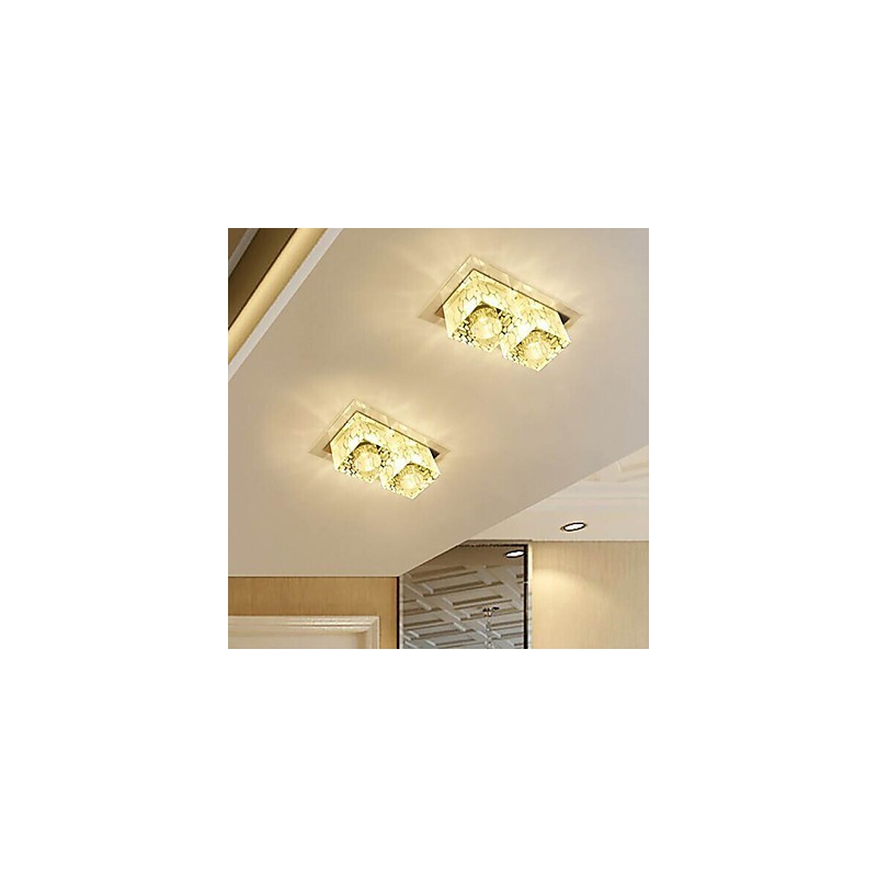 27*15*5CM Kristall Decke Lampe Scheinwerfer SMD 6W Kreative Lampe Rohr Licht Bunte Farbe Dome licht