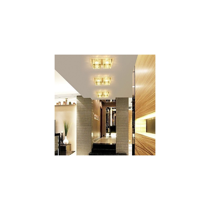 27*15*5CM Kristall Decke Lampe Scheinwerfer SMD 6W Kreative Lampe Rohr Licht Bunte Farbe Dome licht