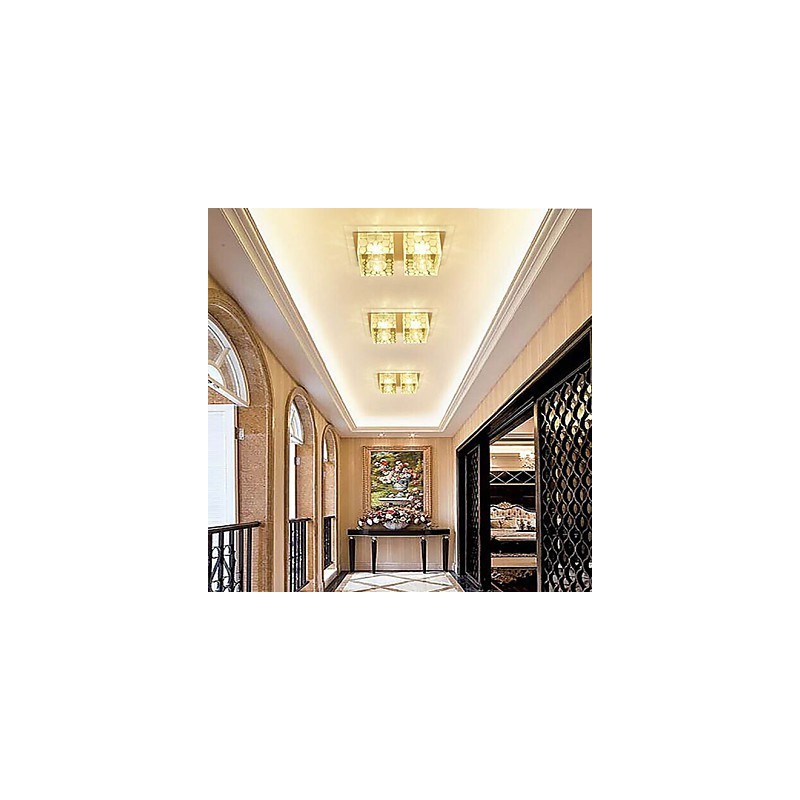 27*15*5CM Kristall Decke Lampe Scheinwerfer SMD 6W Kreative Lampe Rohr Licht Bunte Farbe Dome licht