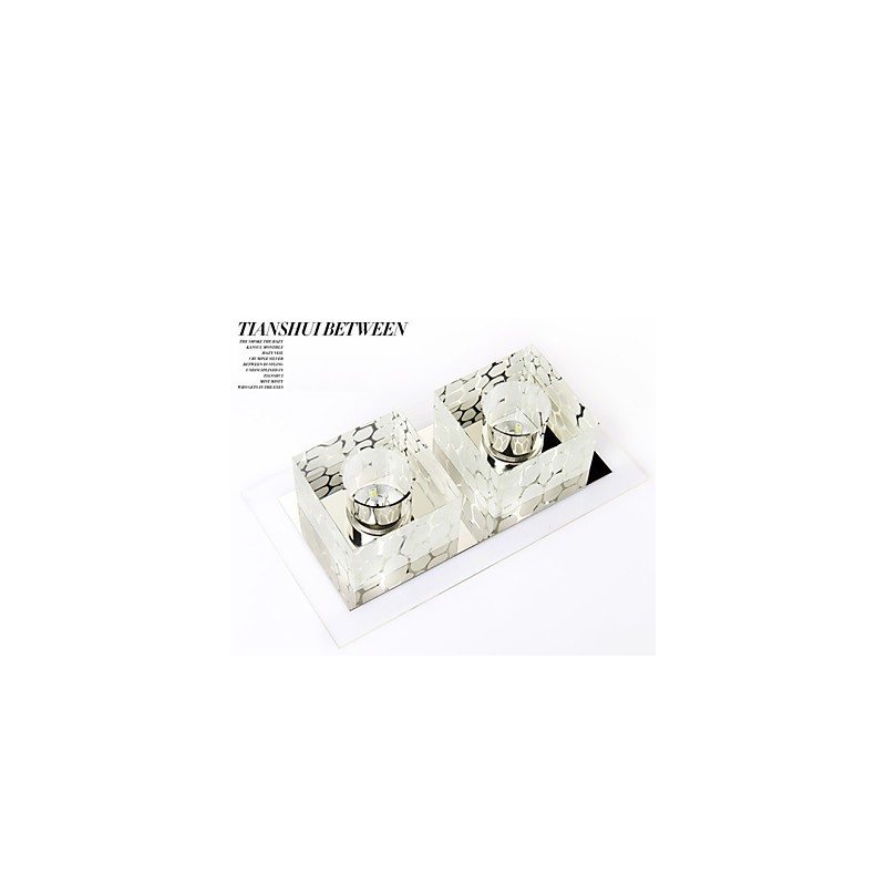 27*15*5CM Kristall Decke Lampe Scheinwerfer SMD 6W Kreative Lampe Rohr Licht Bunte Farbe Dome licht