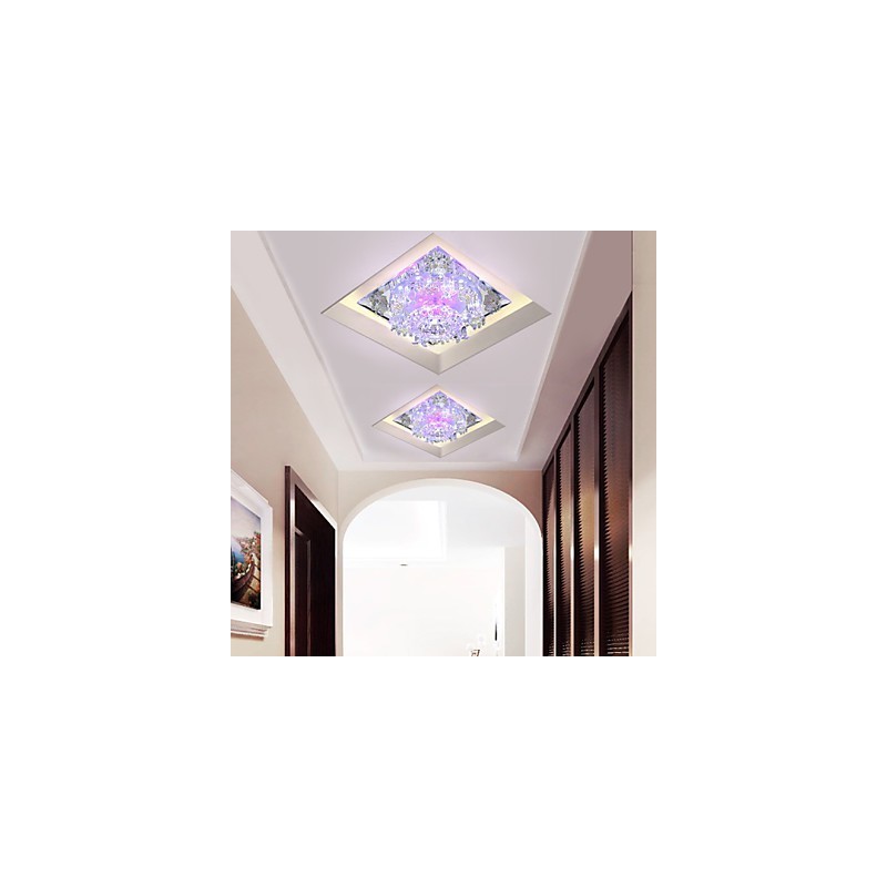 Quadratische Pockenlampe Licht Kristall Licht Kreative Kuppel Licht Rohr Lampe Licht
