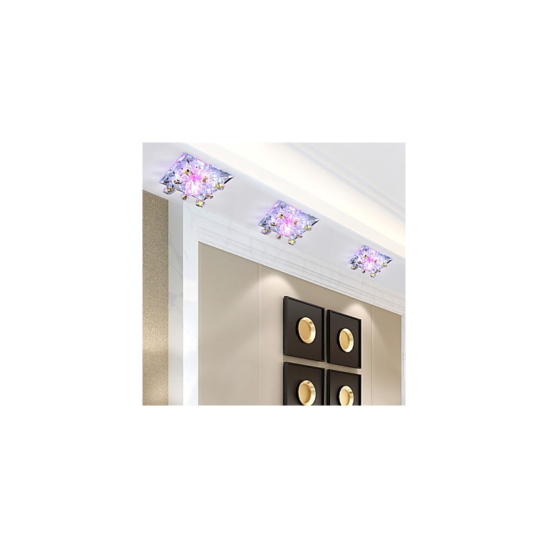 Quadratische Pockenlampe Licht Kristall Licht Kreative Kuppel Licht Rohr Lampe Licht