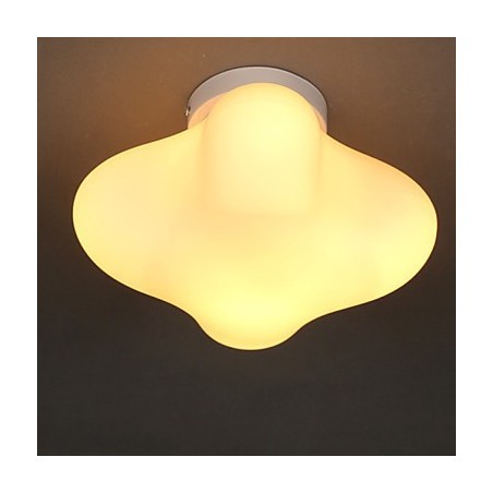 22*22CM Zeitgenössische Und Vertraglich Einkopf Glück Gras Glaskuppel Licht 22*22CM Zeitgenössische Und Vertraglich Einkopf Glück Gras Glaskuppel Licht