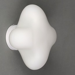 22*22CM Zeitgenössische Und Vertraglich Einkopf Glück Gras Glaskuppel Licht