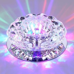 Kristall Deckenleuchte Spotlight SMD 3W Kreative Lampe Absorbieren Kuppel Licht