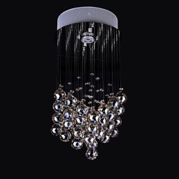 1 Licht Klares Licht K9 Kristall Kronleuchter Lampe