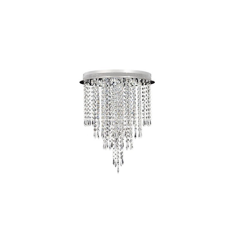 Moderne zeitgenössische Kristall Chrom Kristall Flush Mount Kinder