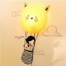 Wandleuchten Moderne Zeitgenössische Kreative 3D Wand Papier Wand Lampe Licht