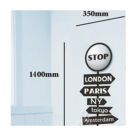Stop Letter Hochtemperaturbeständiges Kunststofflicht und kreative 3D-Tapeten-Wandleuchte Stop Letter Hochtemperaturbeständiges Kunststofflicht und kreative 3D-Tapeten-Wandleuchte