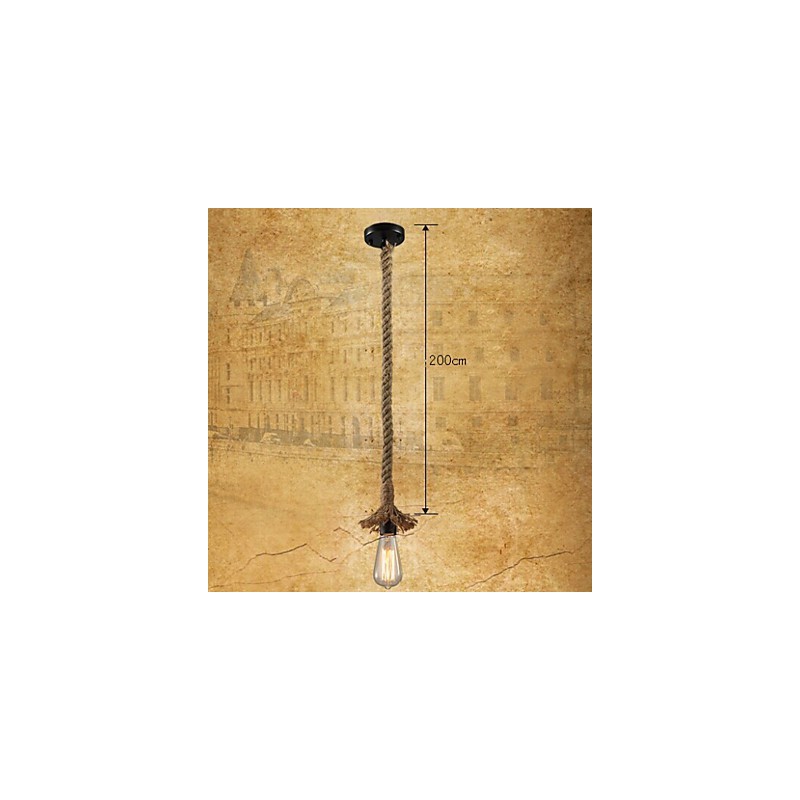 Traditionelle klassische rustikale Lodge Vintage Country Retro Pendelleuchte