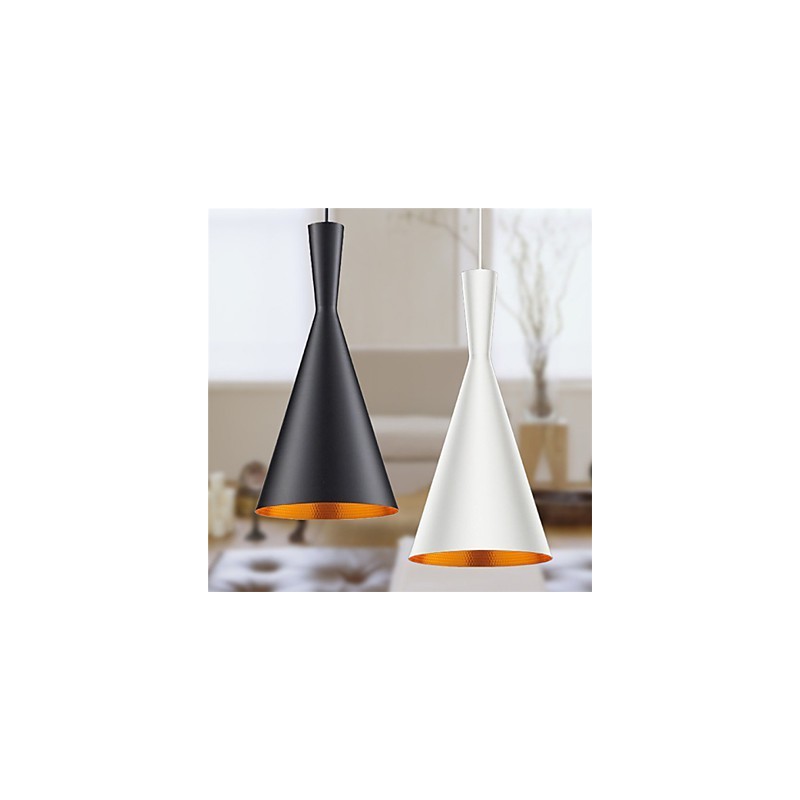 Pendelleuchte Retro Vintage Tom Dixon Design Schwarz Weiß C Typ Cafe Pendelleuchten