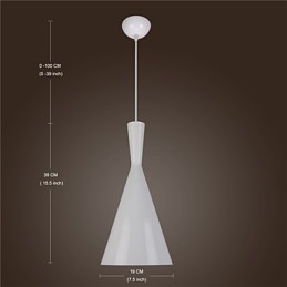 Pendelleuchte Retro Vintage Tom Dixon Design Schwarz Weiß C Typ Cafe Pendelleuchten