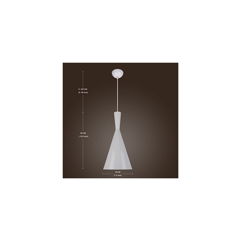 Pendelleuchte Retro Vintage Tom Dixon Design Schwarz Weiß C Typ Cafe Pendelleuchten