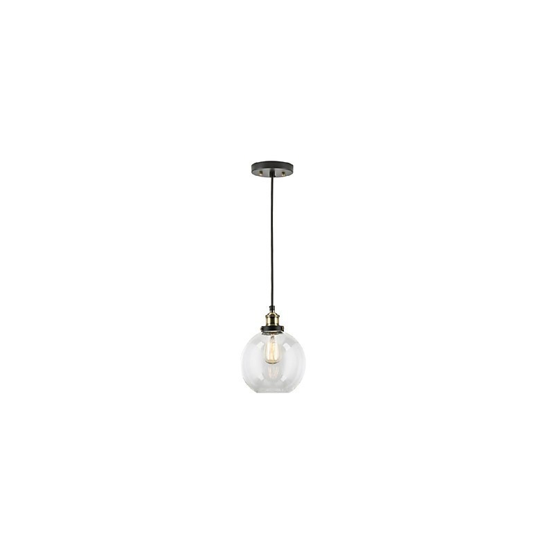 Industrielle Fabrik Pendelleuchte Antik Messing Eine Leuchte Glasschirm Cafe Pendelleuchte