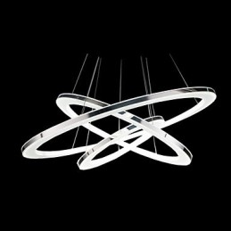 Moderne Pendelleuchte 3 Ringe Pendelleuchte Acryl